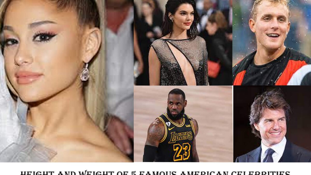 5 famous American celebrities Height