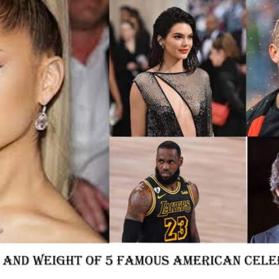 5 famous American celebrities Height