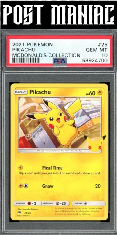 pikachu pokemon card
