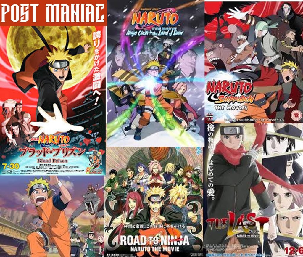 Naruto movies in order