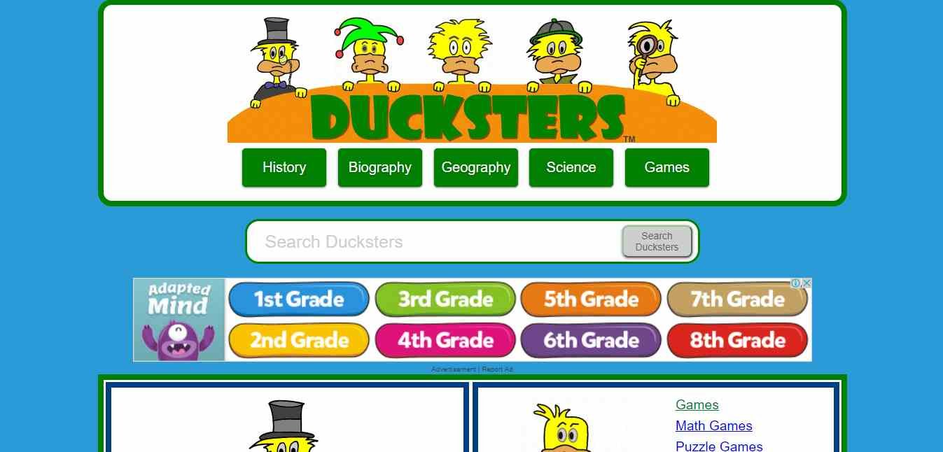 Ducksters 2022