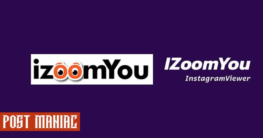 Izoomyou banner and logo